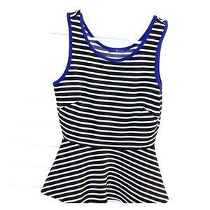 NWOT LAmade dressy peplum top - size XS